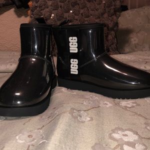 UGG rain galoshes boots.